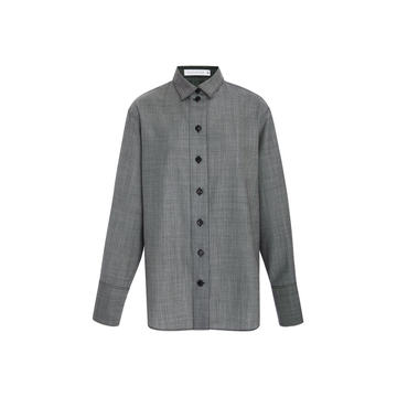 Oversized Wool-Twill Shirt