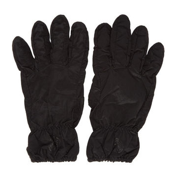 Black Nylon Metal Gloves