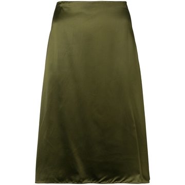 A-line midi skirt