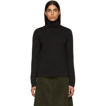 Black Sueded Baby Turtleneck