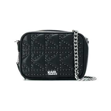 K/Klassik quilted stud camera bag