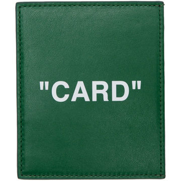 Green Quote Card Holder