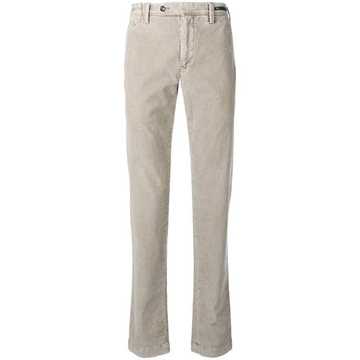 corduroy straight leg trousers