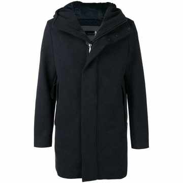 hooded coat