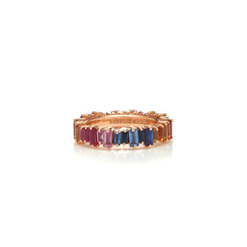 18K Rose Gold Sapphire Ring