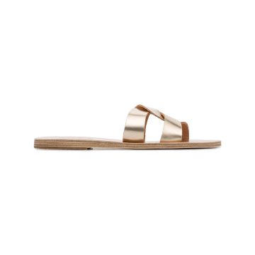 Desmos crossover leather sandals