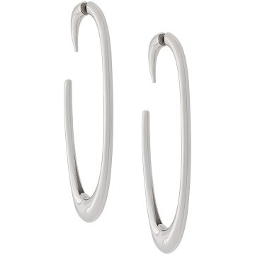 semi hoop earrings