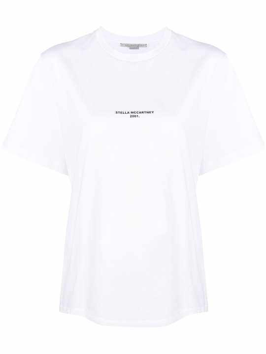 logo print T-shirt展示图