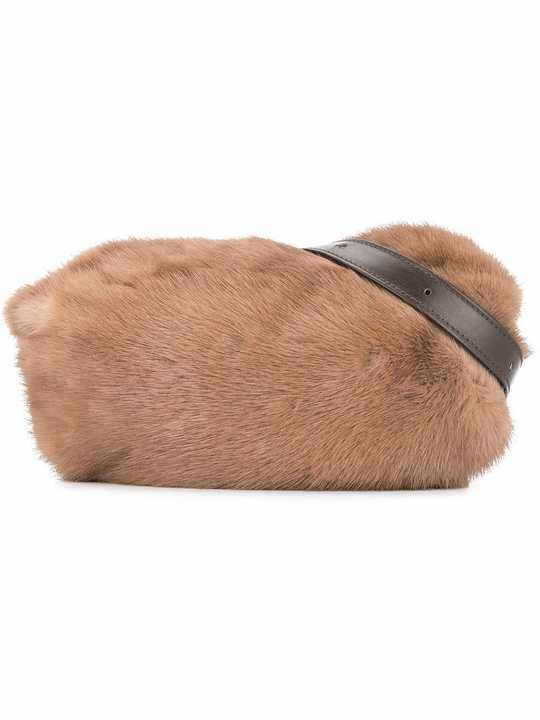 mink fur belt bag展示图