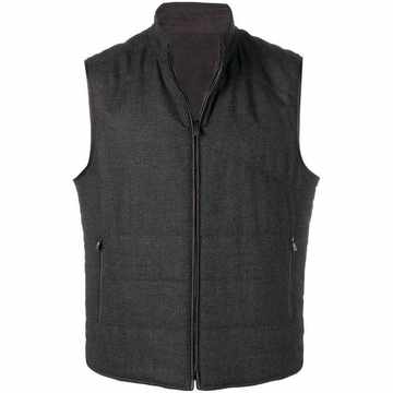 zipped gilet