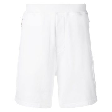 stretch-fit track shorts