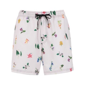 printed swimming shorts