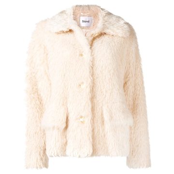 fur button coat