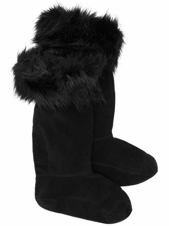 faux fur snow boots展示图