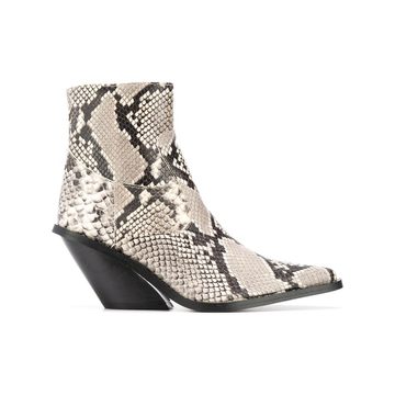 python print ankle boots