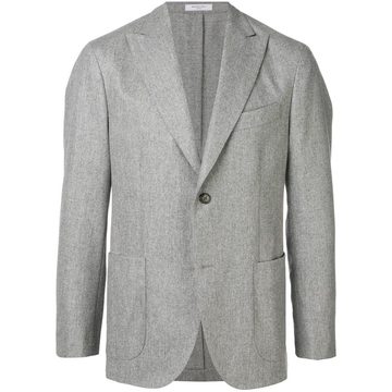 buttoned tailored blazer