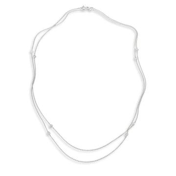 Clea Sautoir Diamond &amp; 18K White Gold Necklace