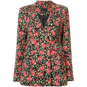 floral print blazer