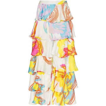 Perla Tiered Ruffled Maxi Skirt