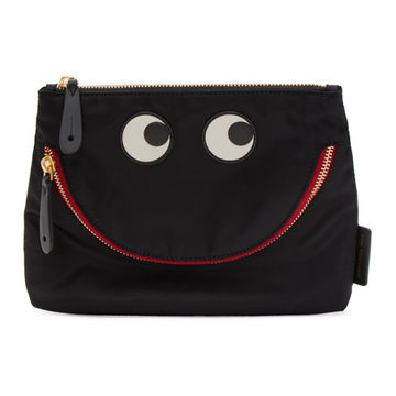 Black Happy Eyes Pouch