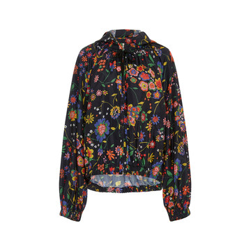 Detachable Hoodie Floral Anorak