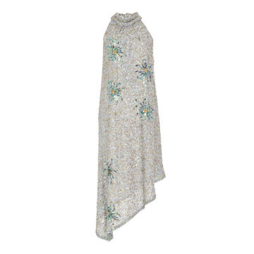 Moon Dust Embroidered Sequins Dress