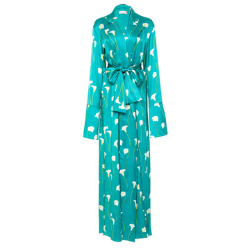 Jade Silk Robe