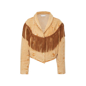 Fringe Cropped Jacket