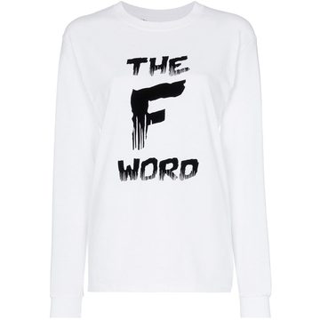 the F word long sleeve cotton T-shirt