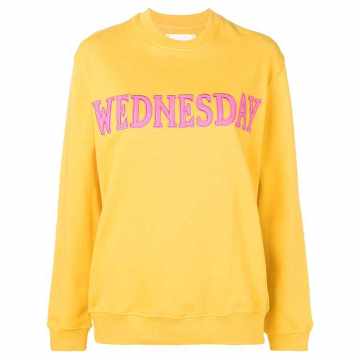 Wednesday patch sweatshirt