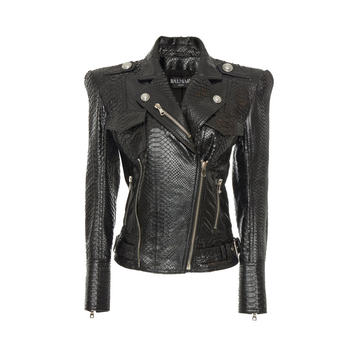 Python Perfecto Leather Jacket