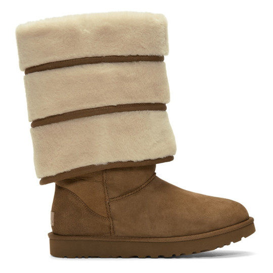 Brown Uggs Edition Triple Layer Boots展示图