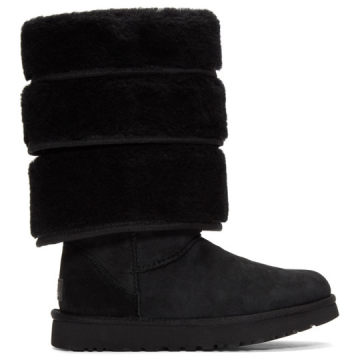 Black Uggs Edition Layered Boots