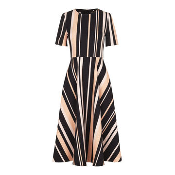 Sicily Striped Midi Dress