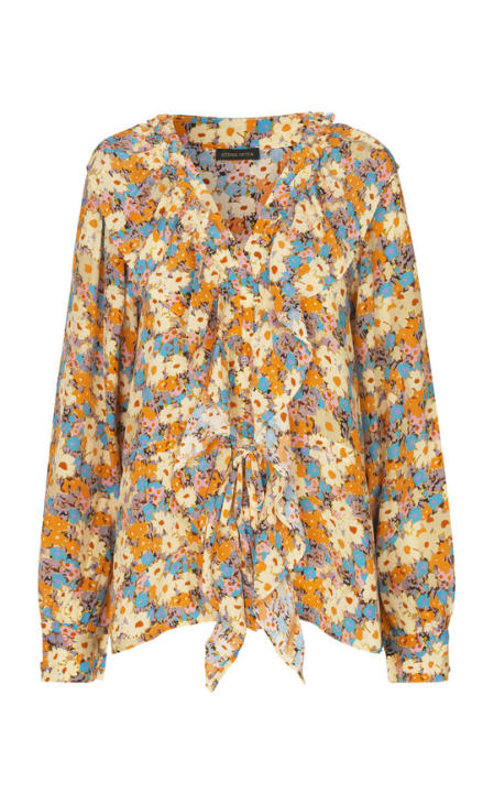 Mila Floral Long Sleeve Top展示图