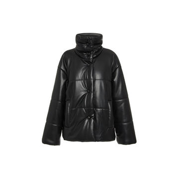 Hide Vegan Leather Puffer Coat