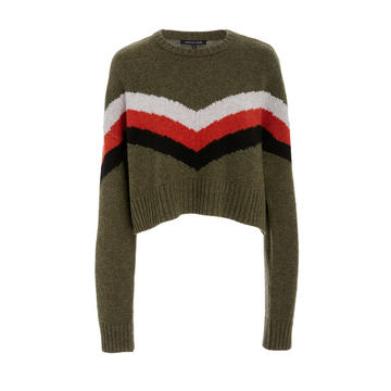 Lukas striped wool blend ski sweater