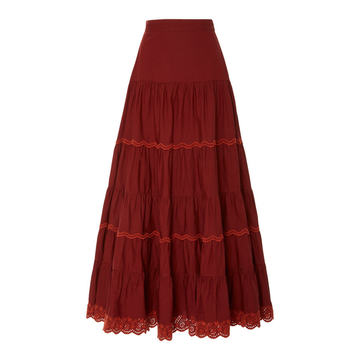 Fleet Cotton Maxi Skirt