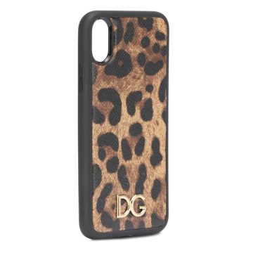 Printed leather iPhone X case