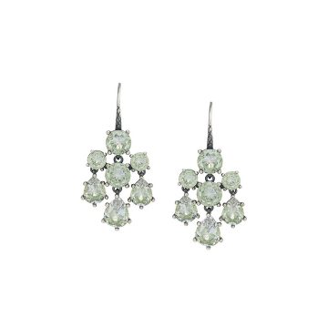chandelier cubic earrings