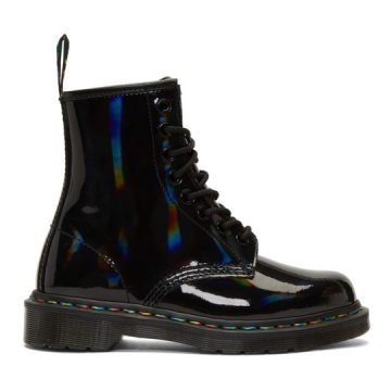 黑色 1460 彩虹及踝靴