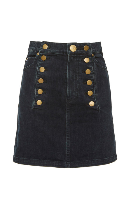 Rowena Denim Mini Skirt展示图