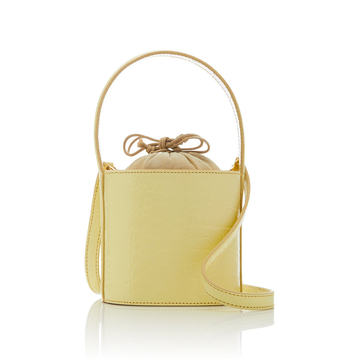 Bissett Mini Croc-Effect Leather Bag