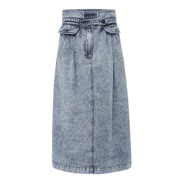 Jocelyn Acid Wash Denim Skirt