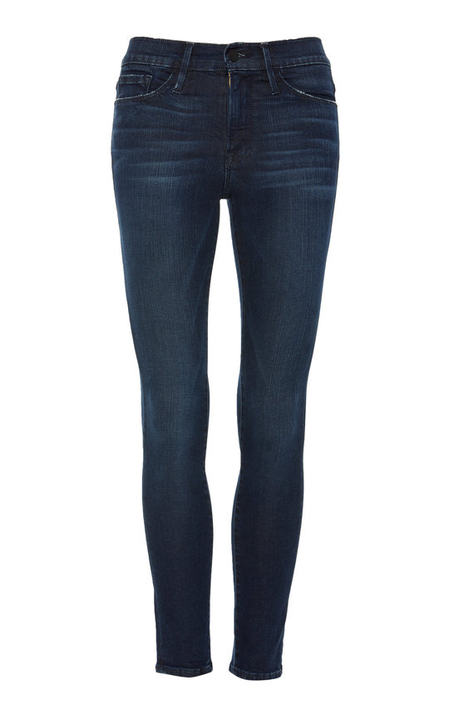 Le Skinny de Jeanne Cropped Mid-Rise Slim-Leg Jeans展示图