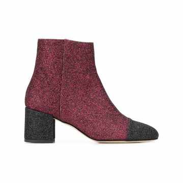 glitter ankle boots