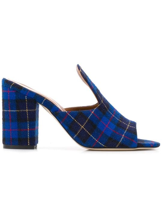 tartan mules展示图