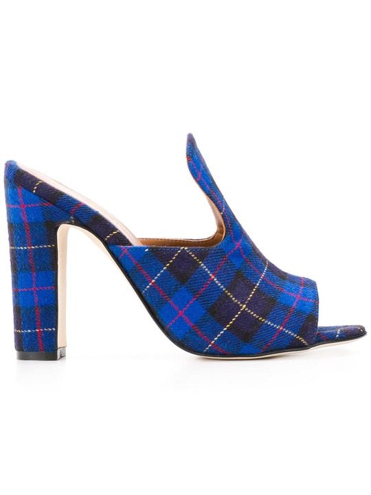 tartan mules展示图