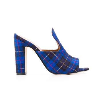 tartan mules