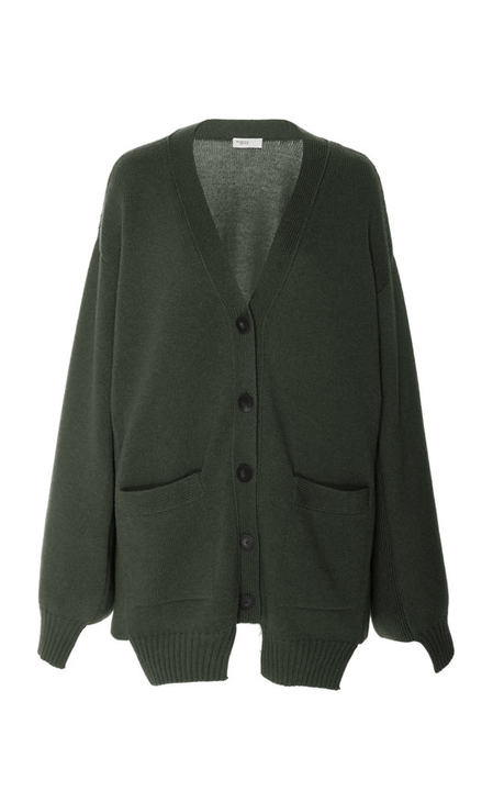 Oversized Wool-Blend Cardigan展示图